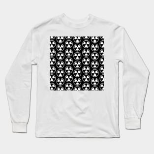 Radioactive Wall White Pattern Long Sleeve T-Shirt